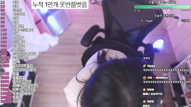 판다 BJ 박라희 댄스+아헤가오+흡연