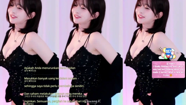 아프리카BJ 상큼한 키작녀 김빵귤 리액션 컷