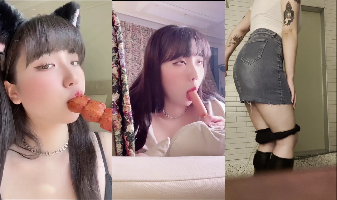 음식으로 장난치는 이치 대딸 섹스 리액션 팬트리 모음