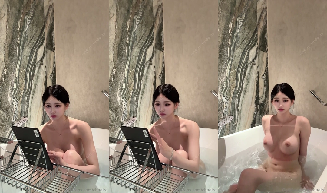 일하는 채이라 촬영했더니 무표정으로 바라보기