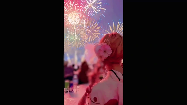 미녀와 불꽃놀이 데이트 이후 행복라이프