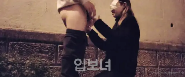 입보지녀 야외에서 빠른 입싸
