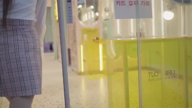 아현이와 스티커사진 찍으면서 노는 데이트체험