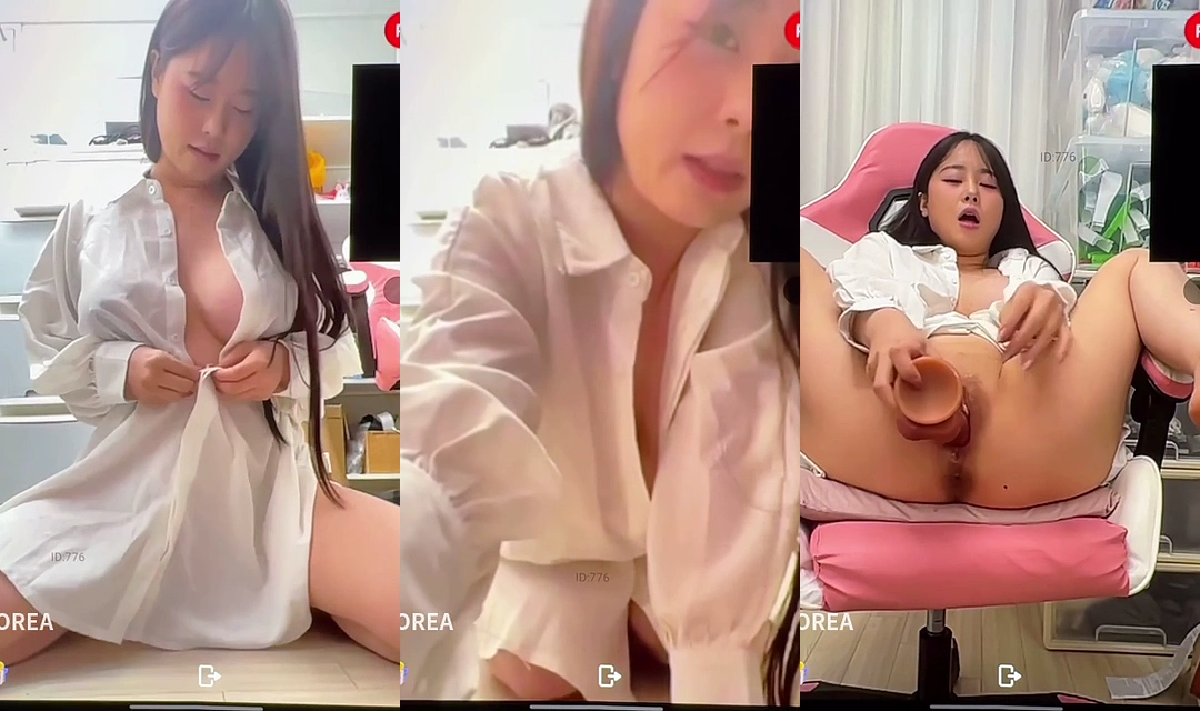vip 팬과 직접 영통 소통하면서 자위하는 수연