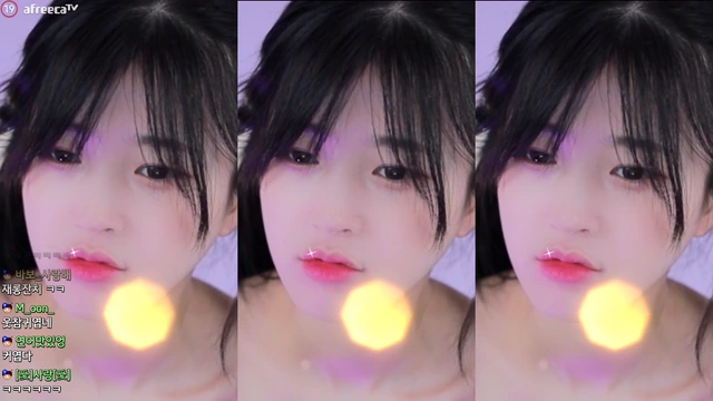 문월 아헤가오 리액션