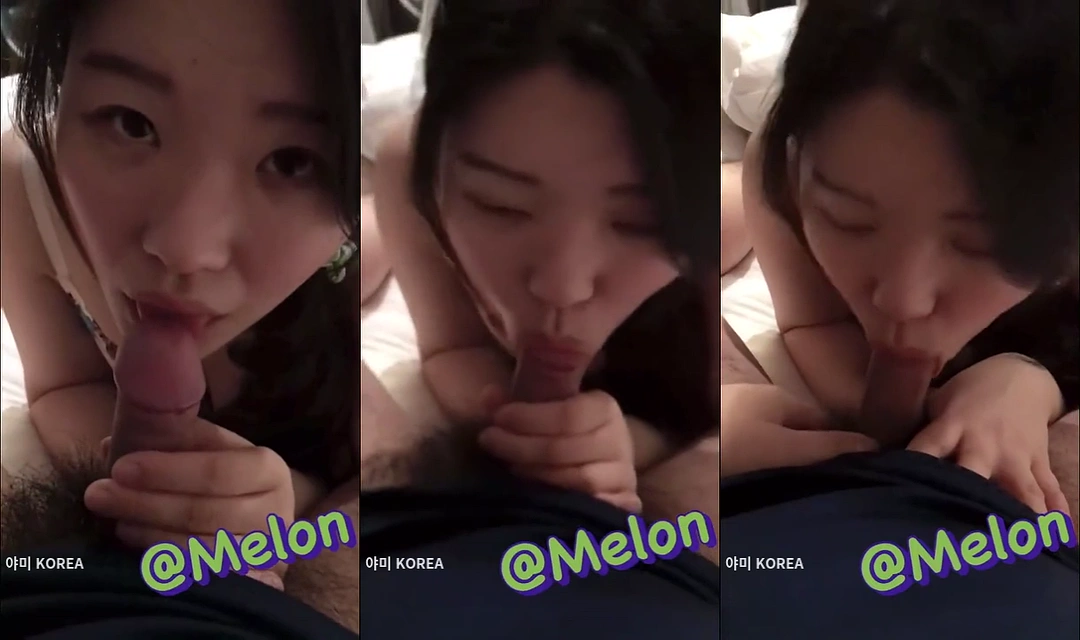 고추를 사랑스럽게 빨아주는 여친