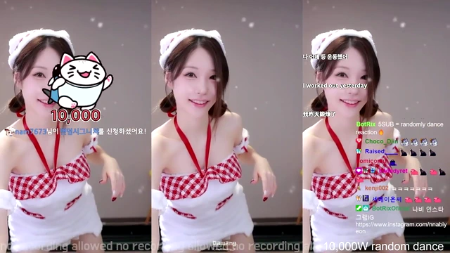 트위치 시절 연나비 코스프레 리액션컷
