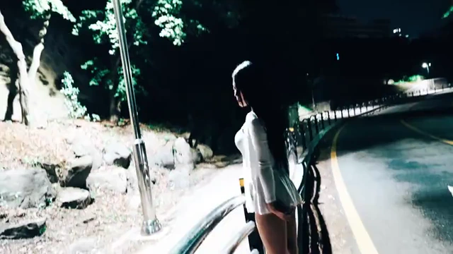 길거리 야노 촬영하는 보미