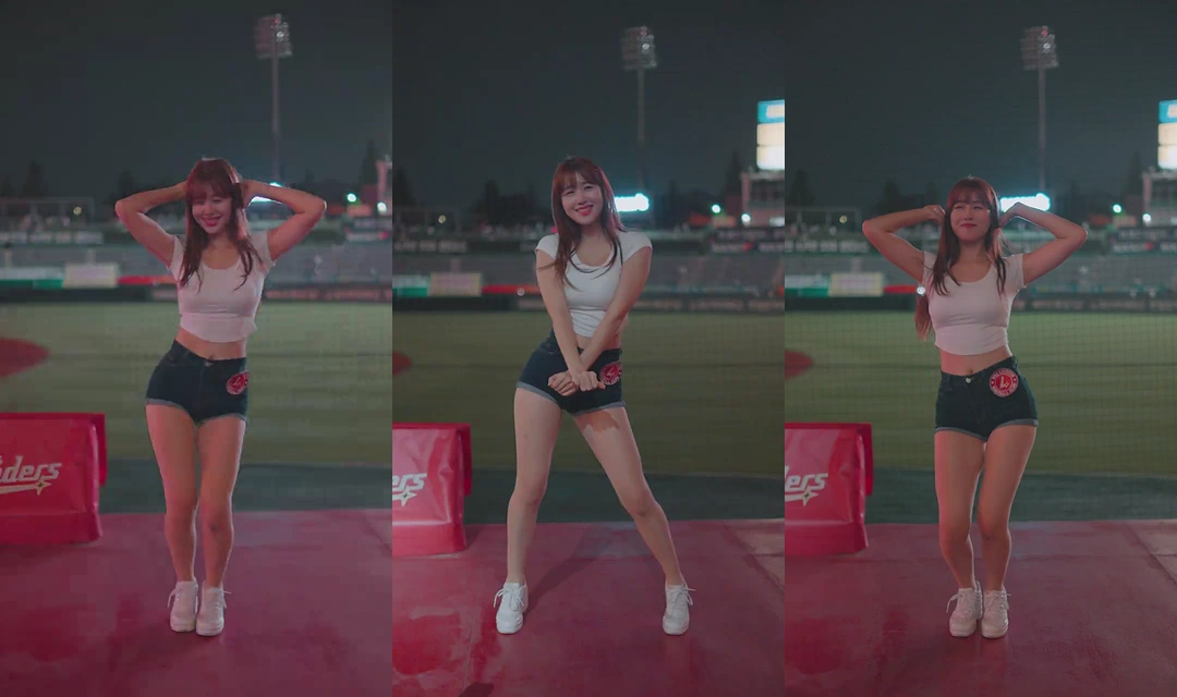 치어리더 김도아 제로투 골반댄스