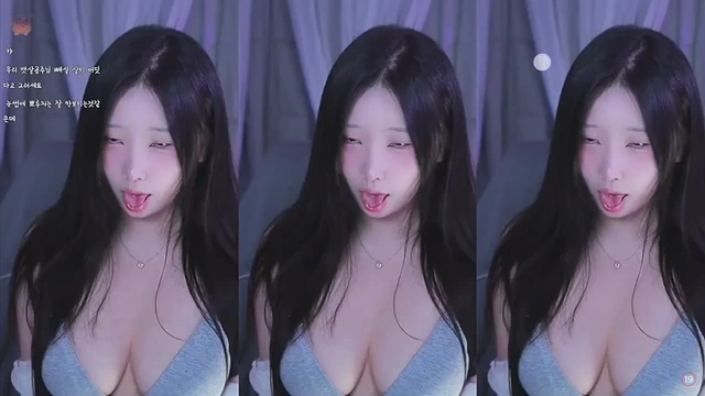원이지라 혓바닥 내밀고 색기 넘치는